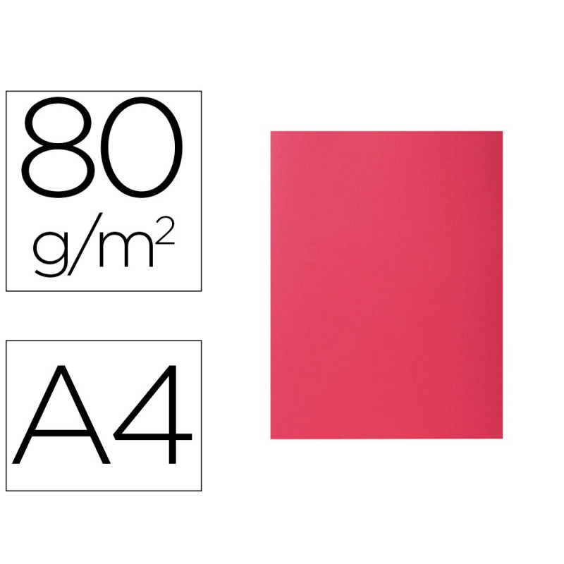 SOUS-CHEMISE EXACOMPTA ROCK'S 220X310MM 80G COLORIS FRAMBOISE PACK 100 UNITÉS
