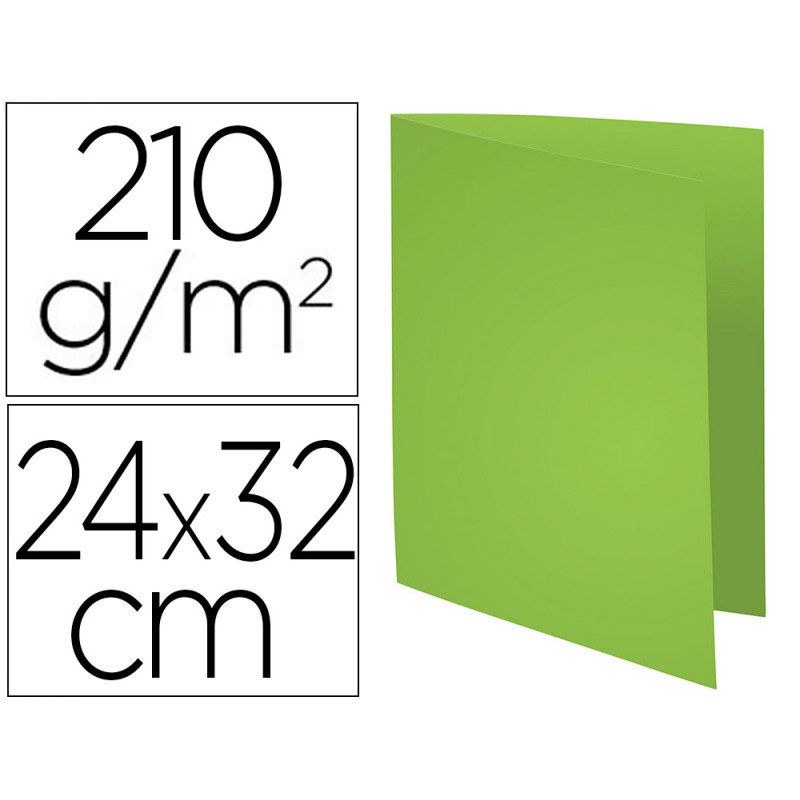 CHEMISE EXACOMPTA ROCK'S CARTE 210G A4 24X32CM COLORIS VERT EMPIRE PAQUET 100 UNITÉS