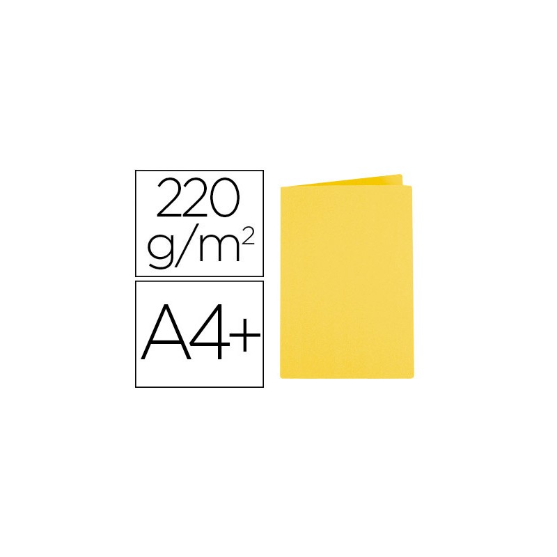 CHEMISE EXACOMPTA ROCK'S 240X320MM 210G COLORIS CITRON PACK 100 UNITÉS