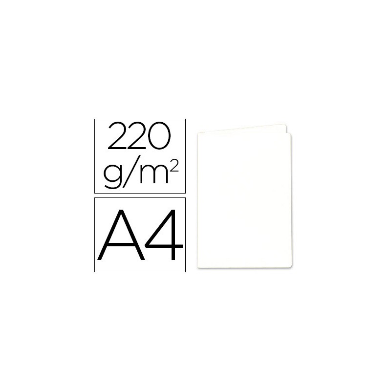 CHEMISE EXACOMPTA ROCK'S 240X320MM 210G COLORIS BLANC PACK 100 UNITÉS