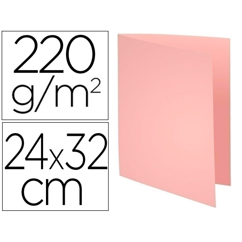 CHEMISE EXACOMPTA FOREVER CARTE RECYCLÉE 220G A4 24X32CM COLORIS ROSE PAQUET 100 UNITÉS