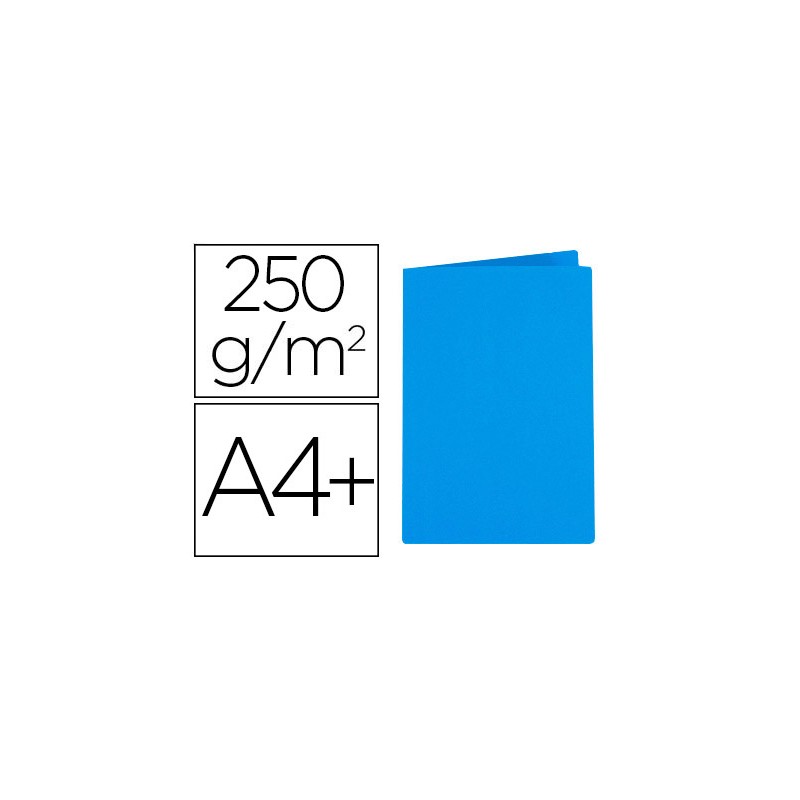 CHEMISE EXACOMPTA SUPER CARTE 240X320MM 210G COLORIS BLEU CLAIR PACK 100 UNITÉS