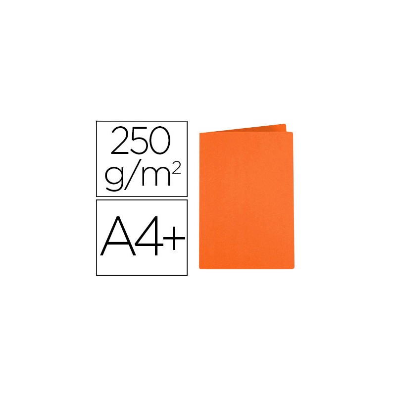 CHEMISE EXACOMPTA SUPER CARTE 240X320MM 210G COLORIS ORANGE PACK 100 UNITÉS