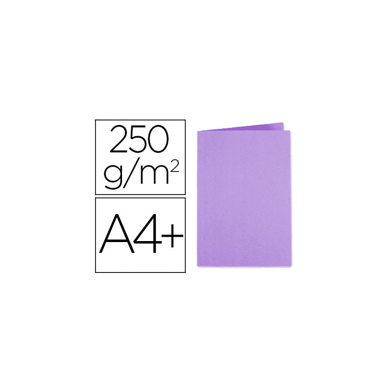 CHEMISE EXACOMPTA SUPER CARTE 240X320MM 210G COLORIS LILAS PACK 100 UNITÉS