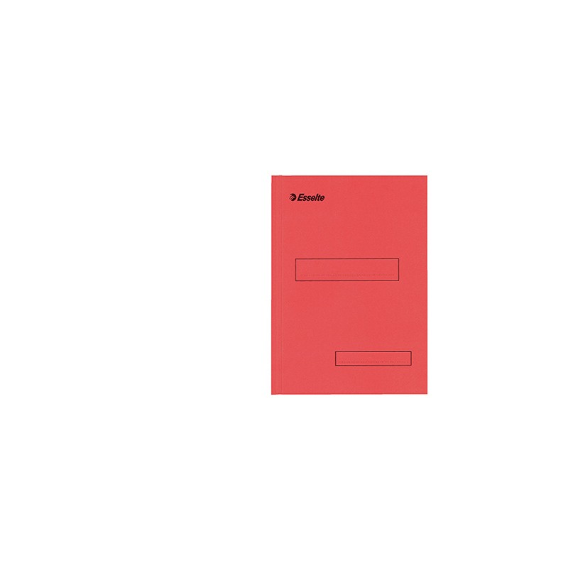 SOUS-CHEMISE ESSELTE CARTON KRAFT 160G 230X310MM A4 2 RABATS COLORIS ROUGE