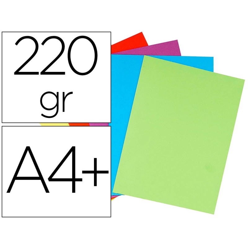 CHEMISE DOUBLE POCHE 32X24CM 220G/M2 COLORIS ASSORTIS PAQUET 25 UNITÉS