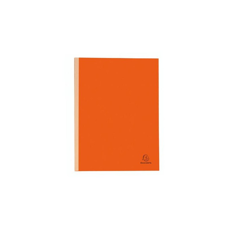 CHEMISE EXACOMPTA CARTE 240X320MM 320G DOCUMENTS A4 210X297MM SOUFFLET DOS TOILÉ 30MM COLORIS ORANGE