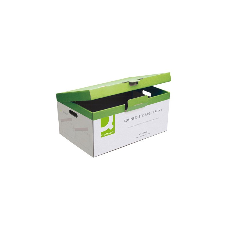 BOÎTE ARCHIVAGE DÉFINITIF Q-CONNECT CARTON POUR 5 BOÎTES A4 DOS 100MM MONTAGE MANUEL 374X540X245MM