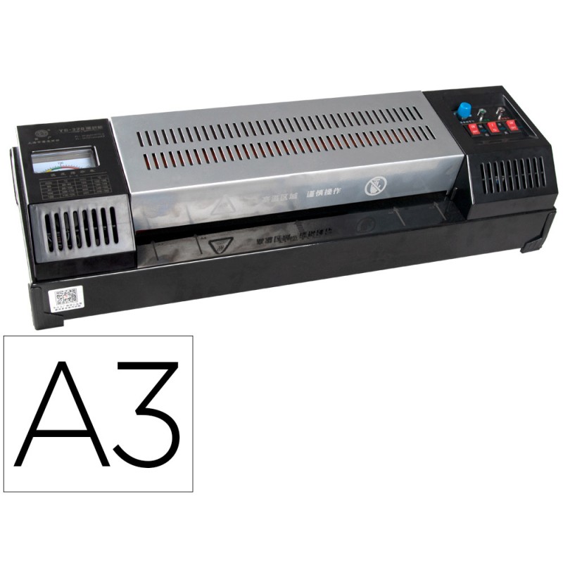PLASTIFIEUSE Q-CONNECT PROFESSIONNELLE A3 RESISTANCE AUX CHOCS A CHAUD JUSQU'À 200 MC 4 ROULEAUX VITESSE